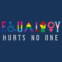 Lgbt Equality Hurts No One Pride Human Rights Drawstring Bag