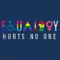 Lgbt Equality Hurts No One Pride Human Rights Flatbill Hat