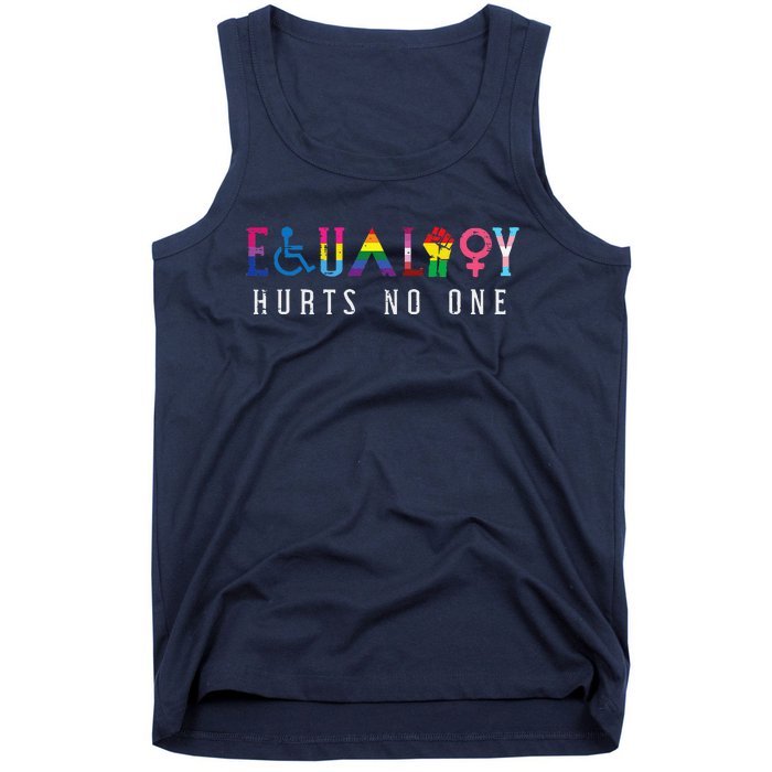 Lgbt Equality Hurts No One Pride Human Rights Tank Top