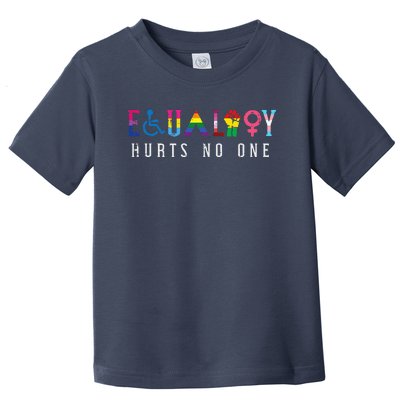 Lgbt Equality Hurts No One Pride Human Rights Toddler T-Shirt