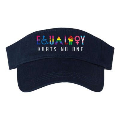 Lgbt Equality Hurts No One Pride Human Rights Valucap Bio-Washed Visor