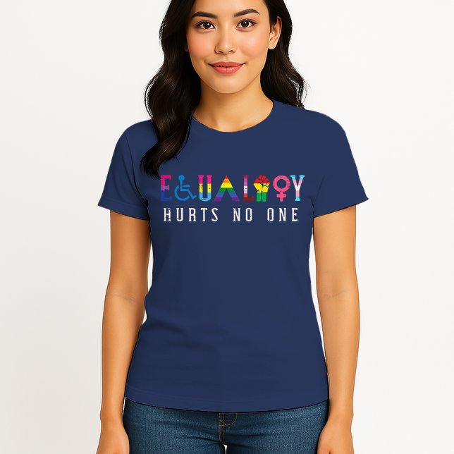 Lgbt Equality Hurts No One Pride Human Rights Womens T-Shirt
