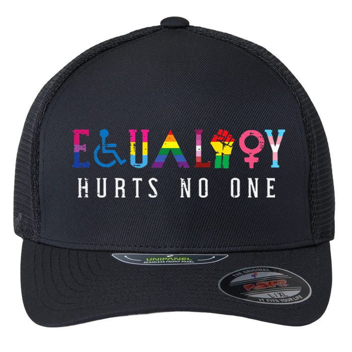 Lgbt Equality Hurts No One Pride Human Rights Flexfit Unipanel Trucker Cap