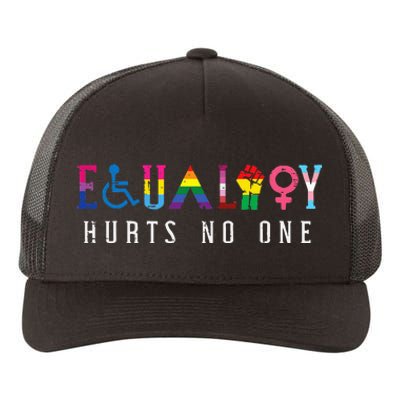 Lgbt Equality Hurts No One Pride Human Rights Yupoong Adult 5-Panel Trucker Hat