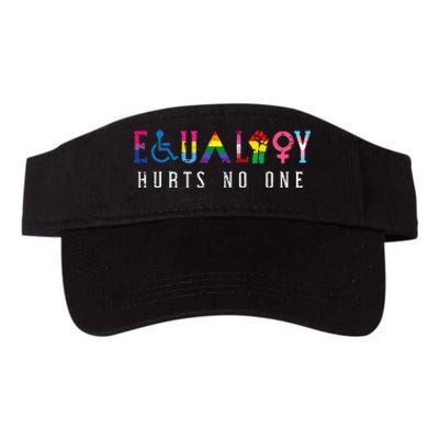 Lgbt Equality Hurts No One Pride Human Rights Valucap Bio-Washed Visor