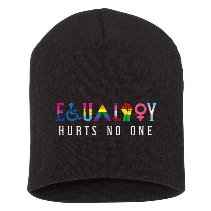 Lgbt Equality Hurts No One Pride Human Rights Short Acrylic Beanie