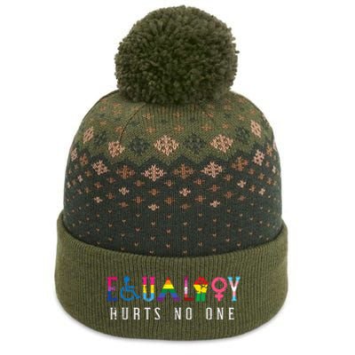 Lgbt Equality Hurts No One Pride Human Rights The Baniff Cuffed Pom Beanie