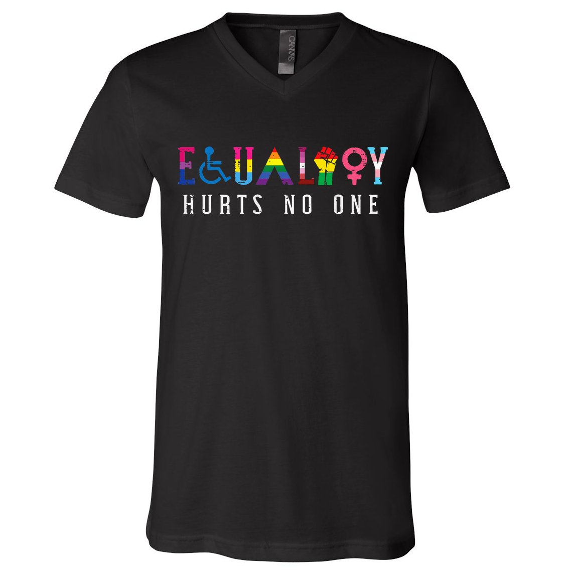 Lgbt Equality Hurts No One Pride Human Rights V-Neck T-Shirt