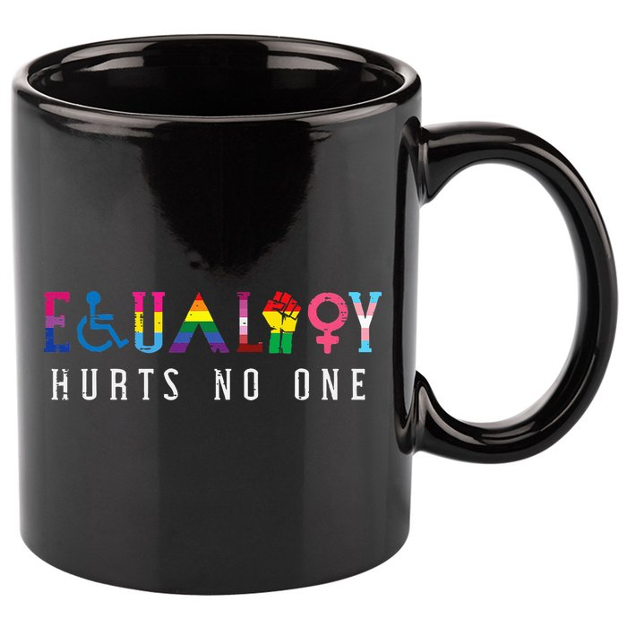 Lgbt Equality Hurts No One Pride Human Rights 11oz C Handle Ceramic Mug