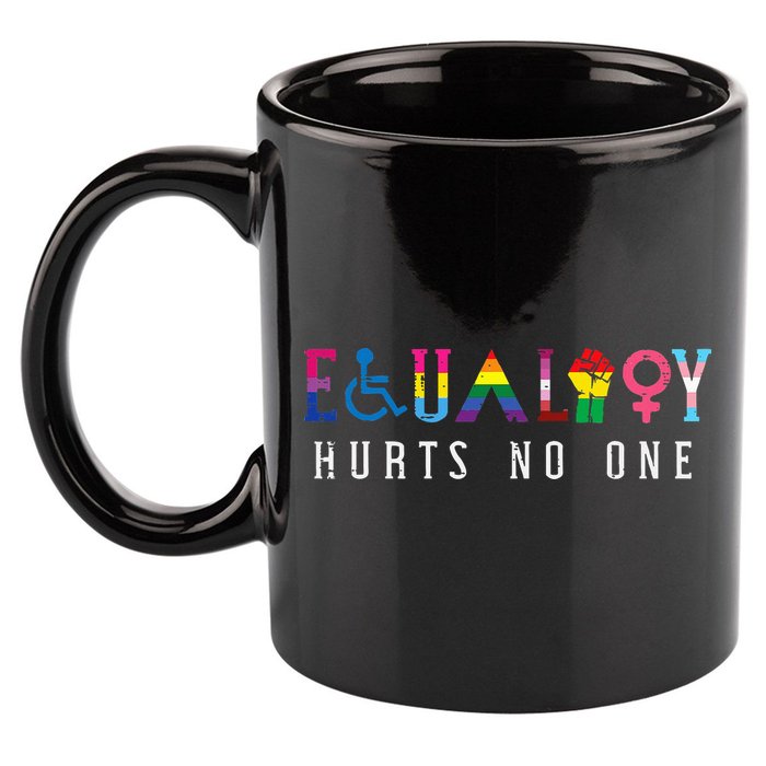 Lgbt Equality Hurts No One Pride Human Rights 11oz C Handle Ceramic Mug