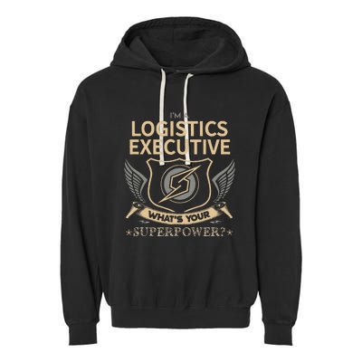 Logistics Executive Job Garment-Dyed Fleece Hoodie