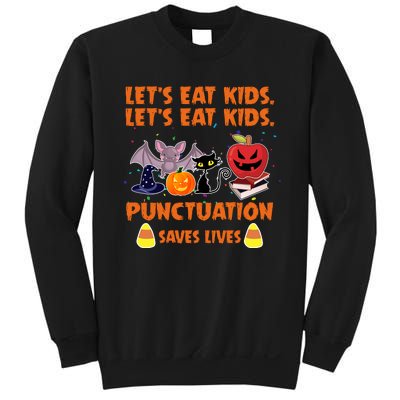 LetS Eat Kids Punctuation Sweatshirt