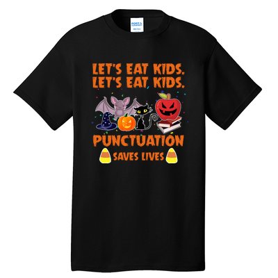 LetS Eat Kids Punctuation Tall T-Shirt