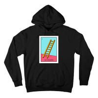 La Escalera Lottery Gift The Ladder Card Mexican Lottery Tall Hoodie