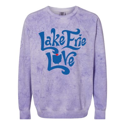 Lake Erie Love Colorblast Crewneck Sweatshirt