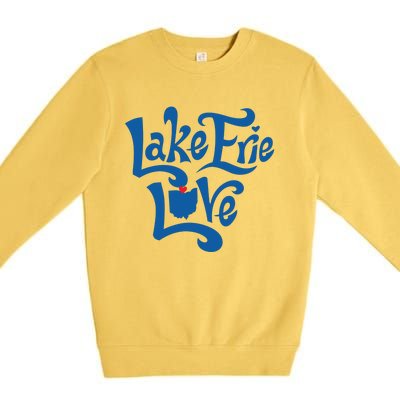 Lake Erie Love Premium Crewneck Sweatshirt