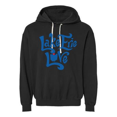 Lake Erie Love Garment-Dyed Fleece Hoodie