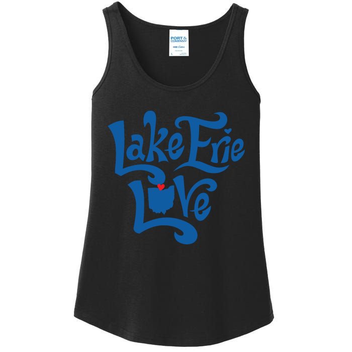 Lake Erie Love Ladies Essential Tank