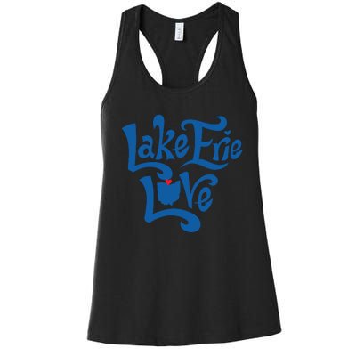 Lake Erie Love Women's Racerback Tank