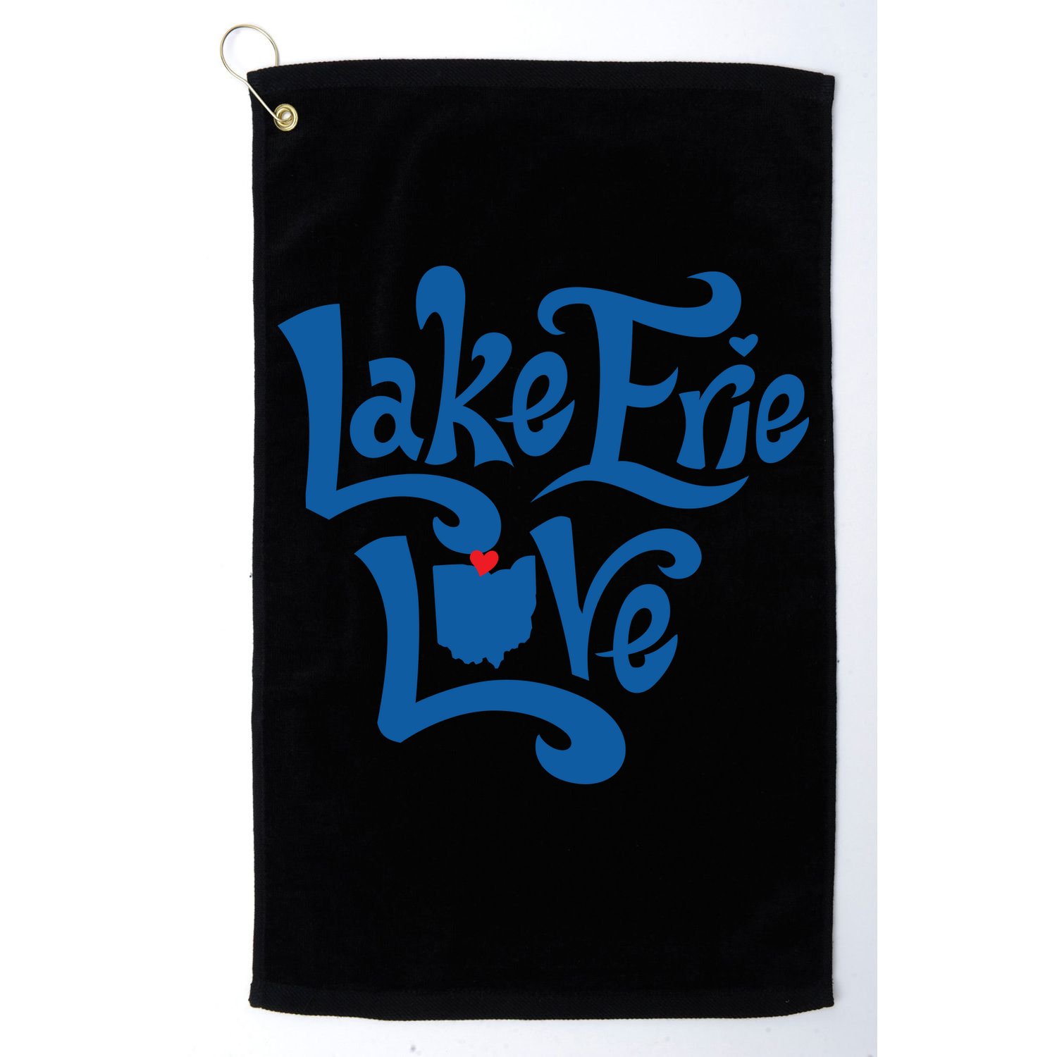 Lake Erie Love Golf Towel