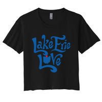 Lake Erie Love Women's Crop Top Tee