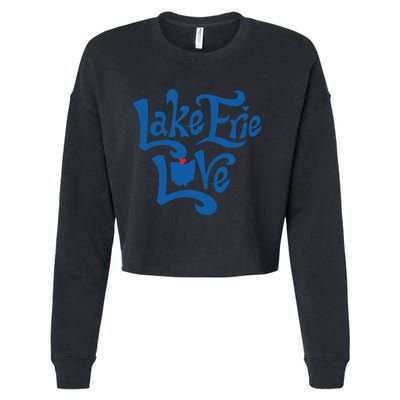 Lake Erie Love Cropped Pullover Crew