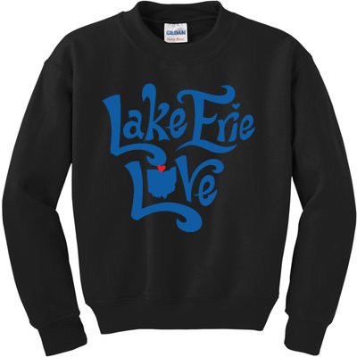 Lake Erie Love Kids Sweatshirt