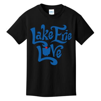 Lake Erie Love Kids T-Shirt