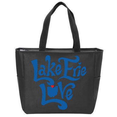 Lake Erie Love Zip Tote Bag