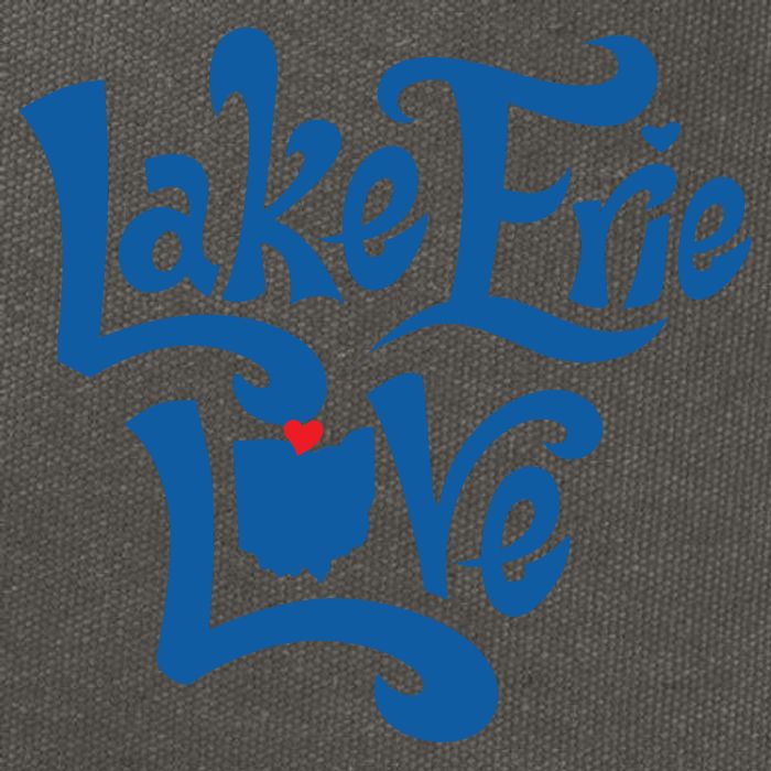 Lake Erie Love Cotton Canvas Backpack