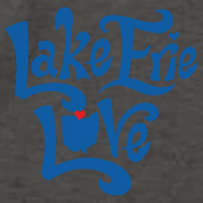 Lake Erie Love Vector Backpack