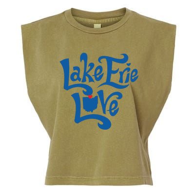 Lake Erie Love Garment-Dyed Women's Muscle Tee