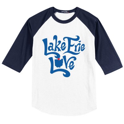 Lake Erie Love Baseball Sleeve Shirt