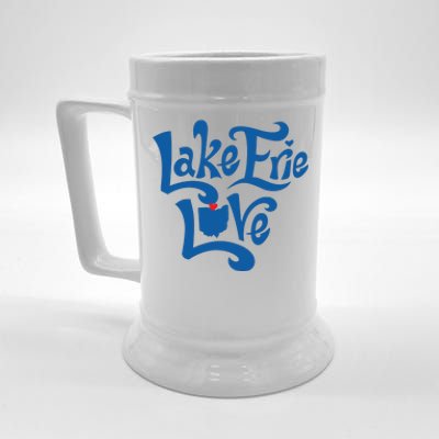 Lake Erie Love Beer Stein