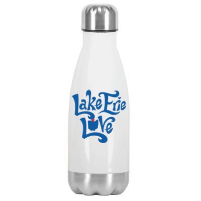 Lake Erie Love Stainless Steel Insulated Water Bottle