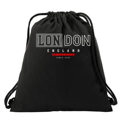 London England Drawstring Bag