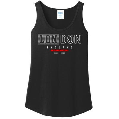 London England Ladies Essential Tank