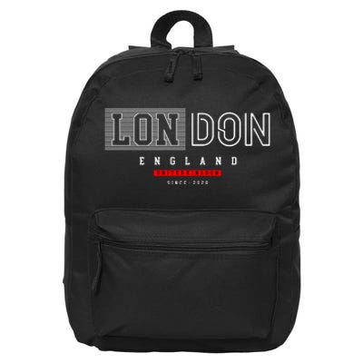 London England 16 in Basic Backpack