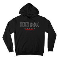 London England Tall Hoodie