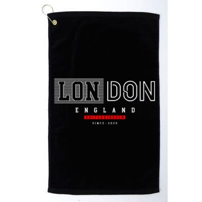 London England Platinum Collection Golf Towel