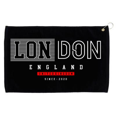 London England Grommeted Golf Towel