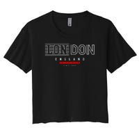 London England Women's Crop Top Tee