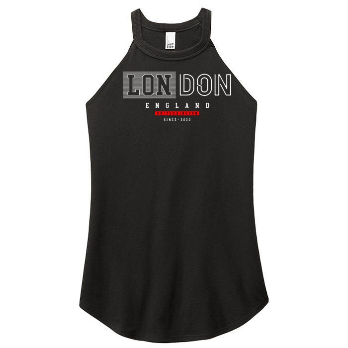 London England Women's Perfect Tri Rocker Tank