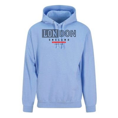 London England Unisex Surf Hoodie