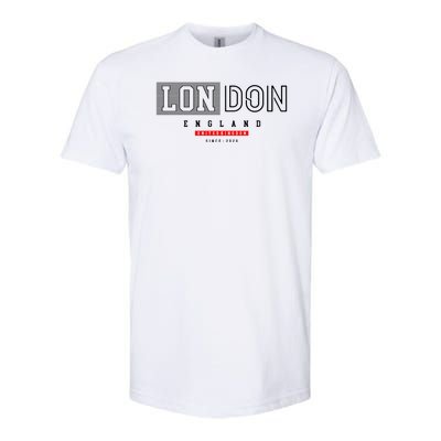 London England Softstyle CVC T-Shirt