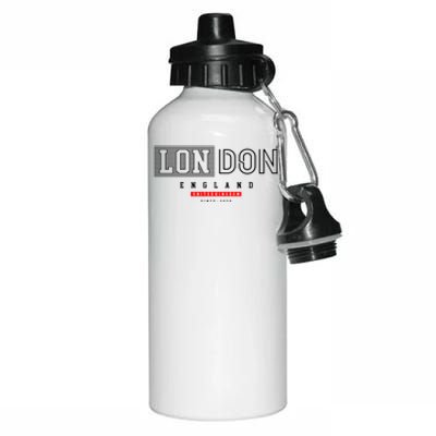 London England Aluminum Water Bottle