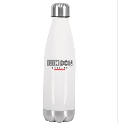 London England Stainless Steel Insulated Water Bottle