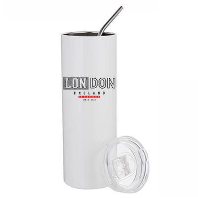 London England Stainless Steel Tumbler