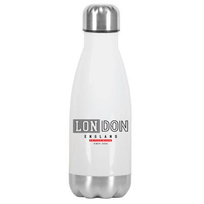 London England Stainless Steel Insulated Water Bottle