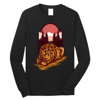 Lion Eating Long Sleeve Shirt